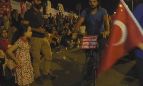 Şehitler için 500 kilometre pedal çevirdi