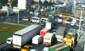 2 zırhlı aracın MOBESE kameralarına yansıyan yeni görüntüleri