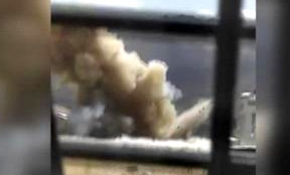 Tren yolunda patlayıcı