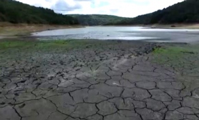 Baraj suları çekilince Güzelce Su Kemeri tamamen ortaya çıktı