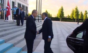 Cumhurbaşkanı Erdoğan KKTC Cumhurbaşkanı Akıncı ile bir araya geldi