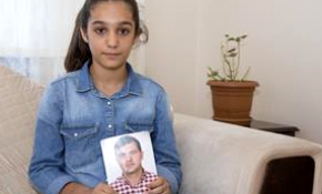 Şehit babası için şiir yazdı