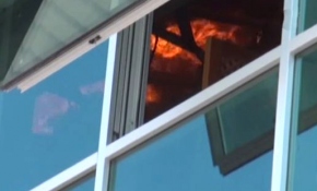 Beypazarı'nda iş hanında yangın