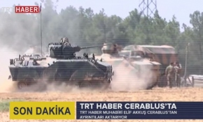 TRT Haber Cerablus'ta