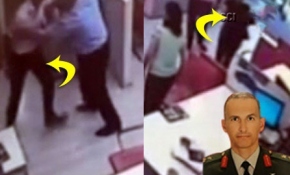 Noter katibi, darbecinin eşini bıçakla kovaladı