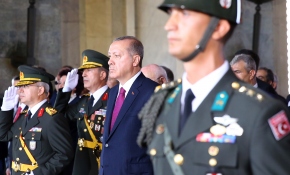 Anıtkabir'de tören düzenlendi