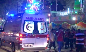 Lunaparkta feci kaza