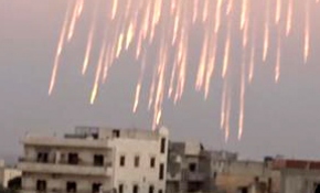 Rus savaş uçakları Taftanaz beldesine 'fosfor' bombasıyla saldırdı