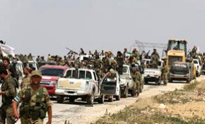 Muhalif güçlerin hedeflere ilerleyişi görüntüledi