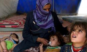 Irak’ta DAİŞ’ten kaçanlar çadır kampına yerleştirildi