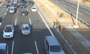 TEM Otoyolu'nda bayram yoğunluğu