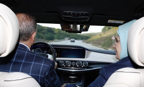 Erdoğan kendi kullandığı araçla Yavuz Sultan Selim Köprüsü'nden geçti