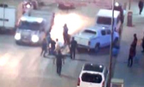 Teröristin yakalanma anı