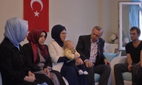 Cumhurbaşkanı Erdoğan'dan 15 Temmuz şehitlerinin ailelerine ziyaret