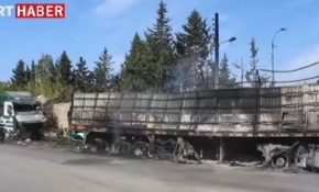 Suriye'de insani yardım konvoyuna saldırı