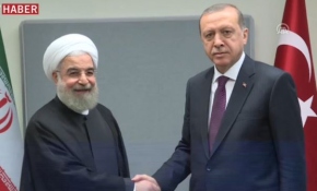 Cumhurbaşkanı Erdoğan, İran Cumhurbaşkanı Ruhani ile görüştü