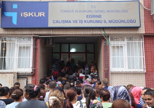 Edirne'de 156 kişinin alınacağı işe bin kişi başvurdu