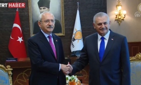 Başbakan Yıldırım, CHP Genel Başkanı Kılıçdaroğlu ile görüştü