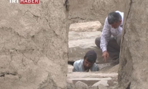 2 bin 800 yıllık kanalizasyon sistemi, gün yüzüne çıkarıldı