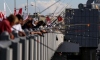 Galata Köprüsü'nda balık tutma yarışması