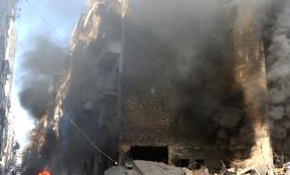 Halep'te yerleşim alanına 'vakum bombalı' saldırı