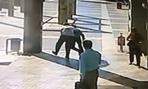 Eski emniyet müdürünün adliyeden kaçma anı güvenlik kamerasında