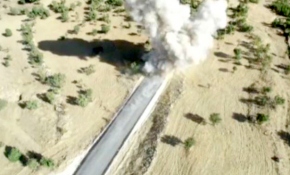 Yol kenarına tuzaklanan patlayıcı imha edildi