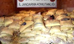 20 ton amonyum nitrat ele geçirildi