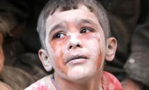 Halep'te yerleşim alanına saldırı