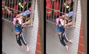 Canı sıkılan yaramaz çocuk!