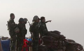 Zerdek dağında askeri hareketlilik