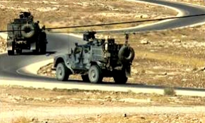 Peşmerge güçlerinin askeri araç ve silah sevkiyatı