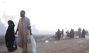 Musul'un etrafındaki köylerden kaçış başladı