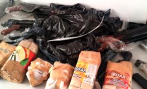 Sınır kapısında suikast silahları ele geçirildi