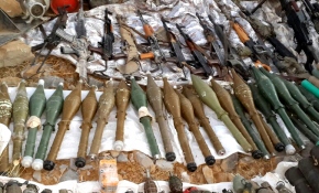 Dilekli Hisar Dağı'nda teröristlerin 'cephaneliği' bulundu