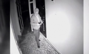 "Yaşlı" hırsız kamerada