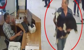Boynuzu kırılan keçiyi acil servise götürdü
