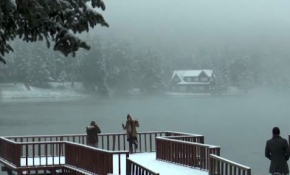 Bolu Dağı beyaza büründü