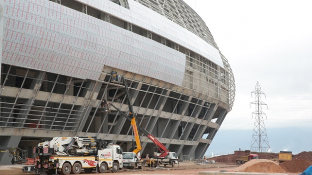 'Pişmaniye' tasvirli statta sona yaklaşıldı