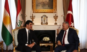 Başbakan Yıldırım IKBY Başbakanı Barzani ile görüştü