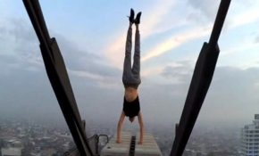 Çılgın liseli, ölüme böyle meydan okuyor