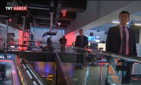 Gazetecilerden TRT'ye ziyaret