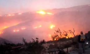 İsrail'de çıkan yangınları söndürme çalışmaları devam ediyor