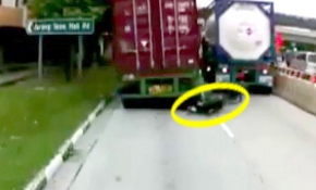 Korkunç motosiklet kazası