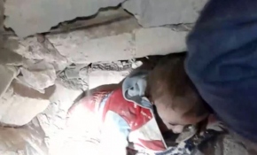 10 aylık Hasan bebek enkaz altından kurtarıldı