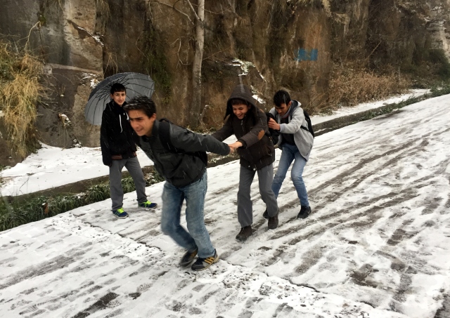 Bitlis`te kar yağışı