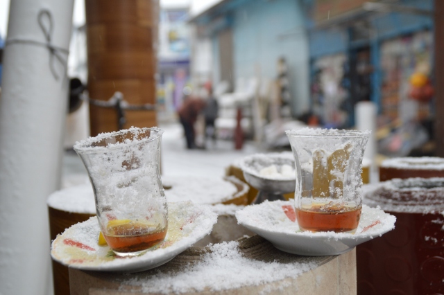 Ağrı`da kar yağışı