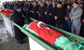 Yurt yangınında hayatını kaybedenlere hüzünlü veda