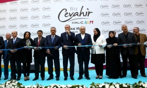 Erdoğan, Biz Cevahir Haliç Avm açılış törenine katıldı