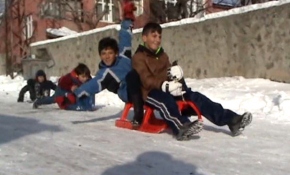 Anadolu'da kar manzaraları